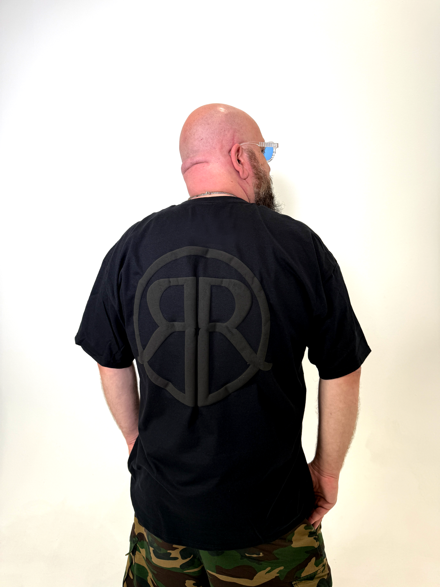 ROCQUE RECORDS TEE - BLACK