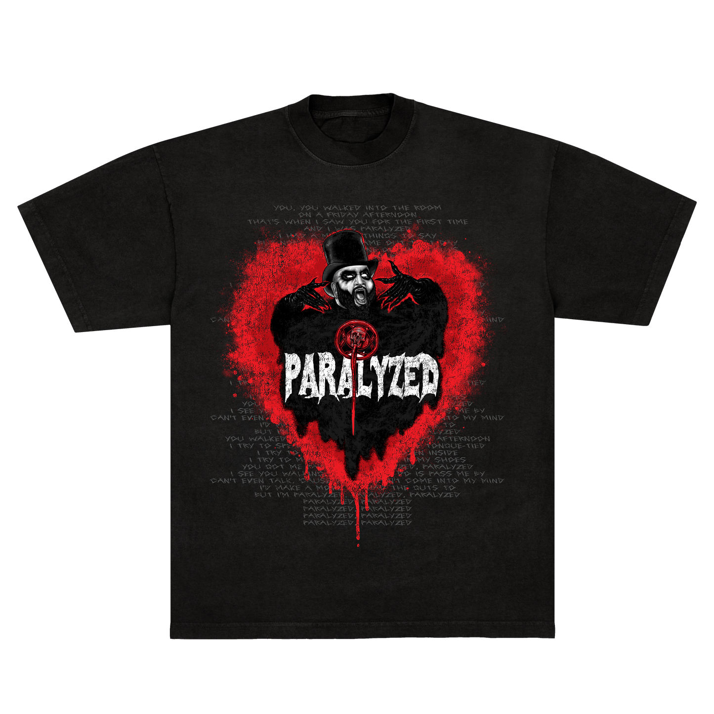 PARALYZED TEE - BLACK