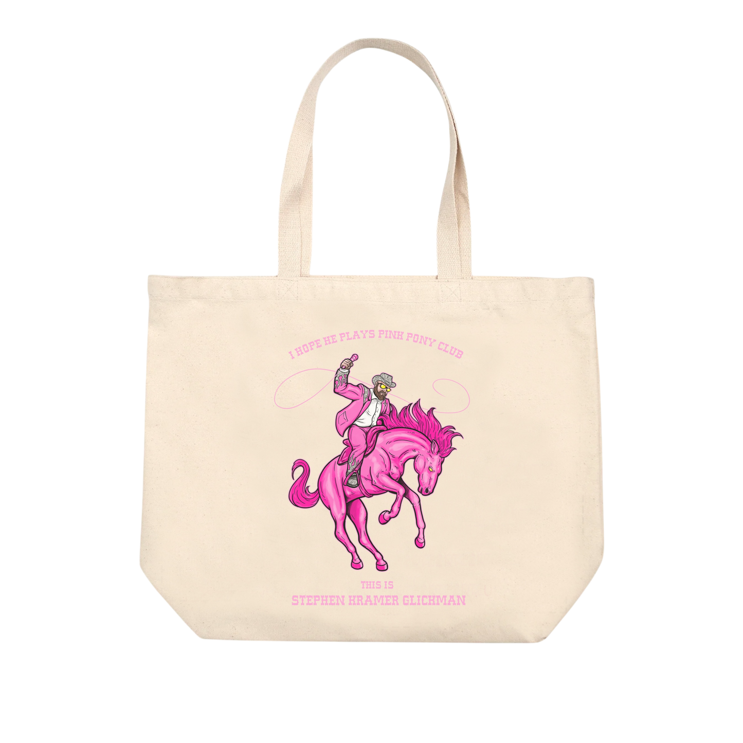 PONY TOTE BAG - NATURAL