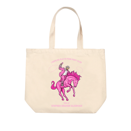 PONY TOTE BAG - NATURAL
