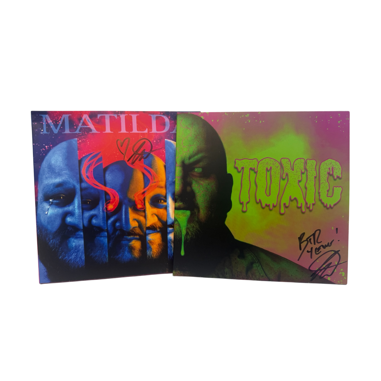 DOUBLE SET 7" VINYL MATILDA/PINK PONY CLUB/BAD GUY/TOXIC  (SIGNED)