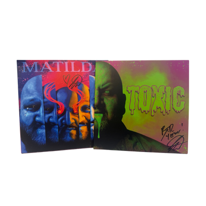 DOUBLE SET 7" VINYL MATILDA/PINK PONY CLUB/BAD GUY/TOXIC  (SIGNED)